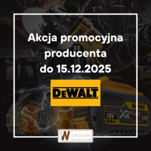 Read more about the article Akcja promocyjna DARMOWY AKUMULATOR od DeWalt