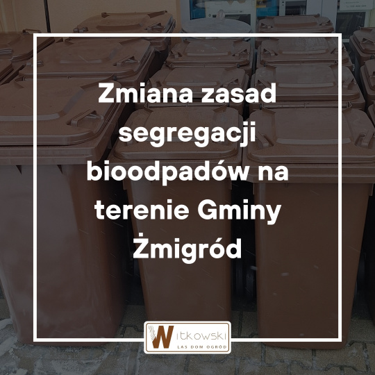 Read more about the article Zmiana zasad segregacji bioodpadów na terenie Gminy Żmigród