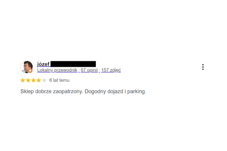 Pozytywne opinie klientów PPHU Witkowski: Dobre zaopatrzenie, darmowy parking i łatwy dojazd