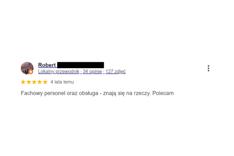 Pozytywne opinie klientów PPHU Witkowski: Fachowy personel, który zna się na rzeczy