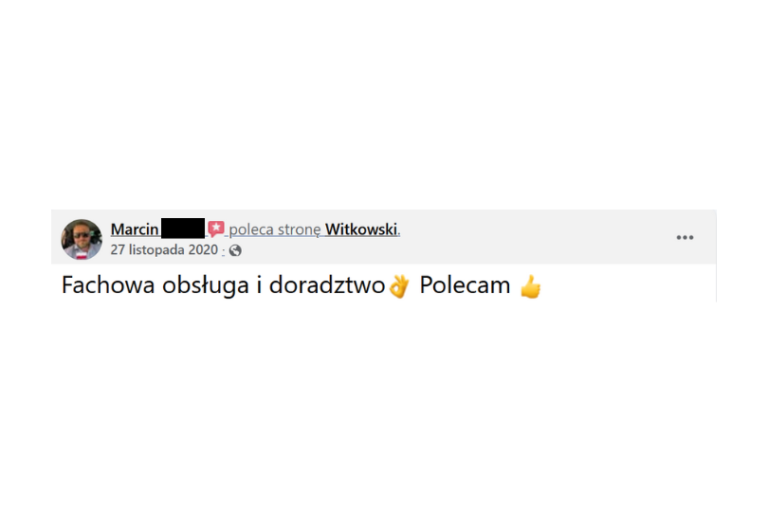 Pozytywne opinie klientów PPHU Witkowski: Fachowa obsługa i doradztwo