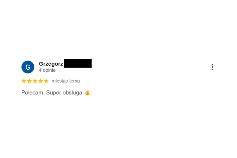 Pozytywne opinie klientów PPHU Witkowski: Super obsługa