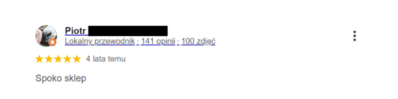 Pozytywne opinie klientów PPHU Witkowski: Spoko sklep