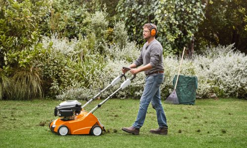 PPHU Witkowski, autoryzowany dealer STIHL, wertykulacja trawnika jesienią, produkty STIHL